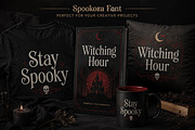 Spookora — Elegant Horror Serif Font, a Serif Font by Wow Magic (Thumbnail 5 of 5)