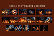 Athlete Inferno AI Digital Backdrops, a Background Graphic by 3Motional (Thumbnail 10 of 15)