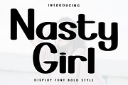 Nasty Girl, a Script Font by FreshTypeINK (Thumbnail 1 of 8)