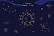 Celestial Patterns & Illustrations, a Pattern Graphic by Youandigraphics (Thumbnail 11 of 14)