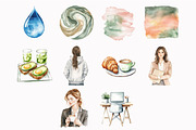 Watercolor Spring Wealth & Goals Cli, an Illustration by Design Market (Thumbnail 5 of 5)
