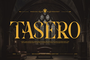 Tasero || Modern Classy Serif Font