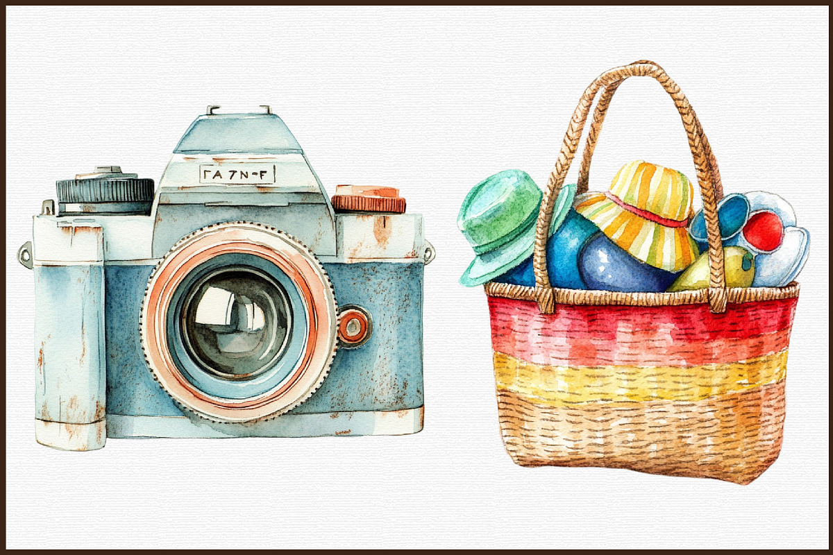 Summer Pool Day Clipart, an Illustration by Sublimation Artist (Photo 3 of 6)