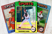 Sports Trading Card Mockup, a Card Template by Medialoot (Thumbnail 1 of 5)