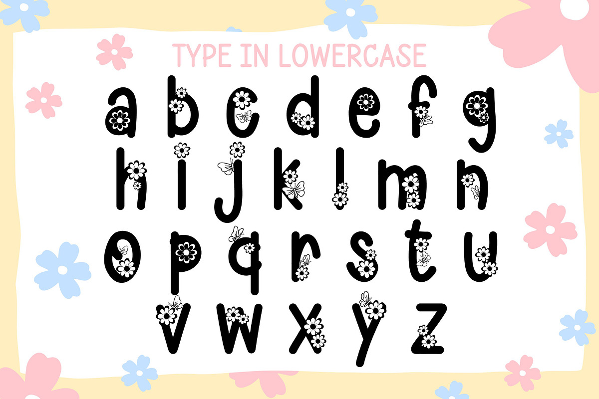 Daisy Land - Display Font, a Sans Serif Font by Adalin Shop (Photo 4 of 6)