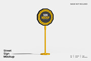 Street Sign Mockup, an Advertising Mockup by Unerispace (Thumbnail 1 of 2)
