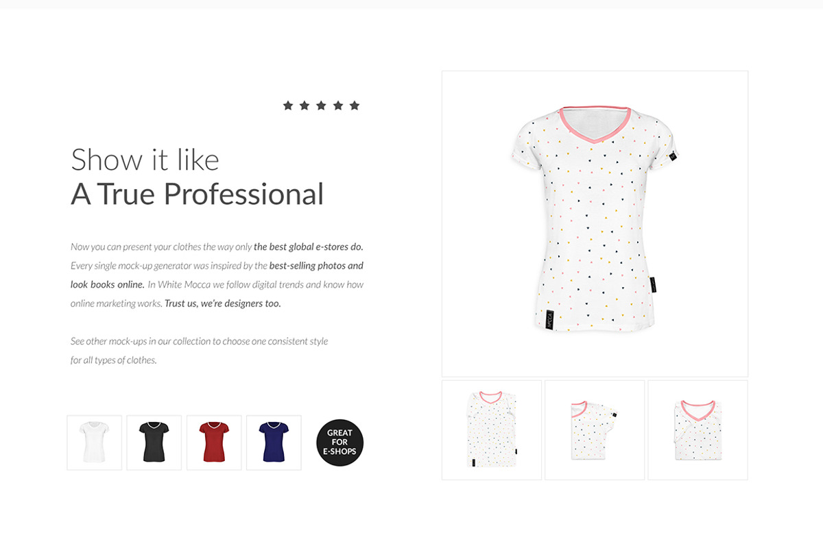 6x Women T-shirt Ghost Mock-ups Set, a Books & Magazine Mockup by Apparel_Mockups (Photo 8 of 23)