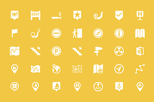 125 Maps And Navigation Vector Icon