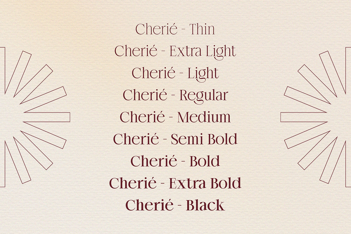 Chérié – Ligature Serif Family Font, a Serif Font by Krismagraph (Photo 7 of 15)