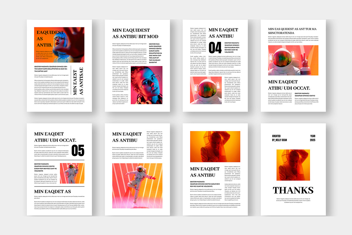 Professional And Minimal E-Book, an UI Kit Template by ContestDesign (Photo 3 of 3)