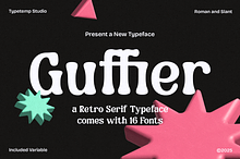 Guffier - Retro Display Typeface