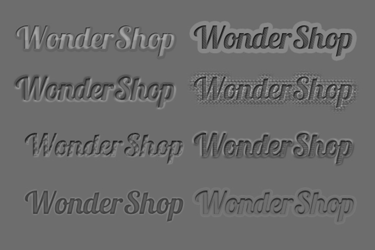 50 Misc. Photoshop Layer Style, a Layer Style Add-On by WonderShop (Photo 3 of 4)