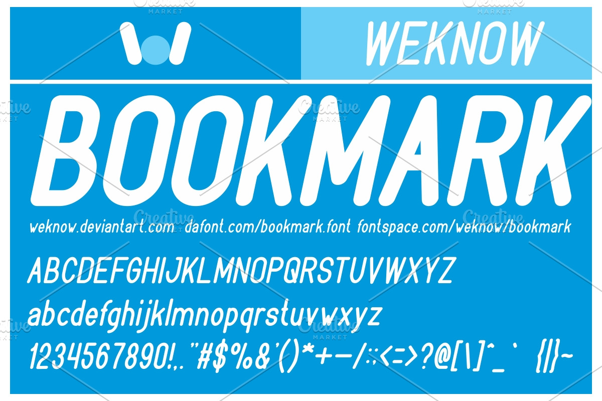 bookmark font preview 5