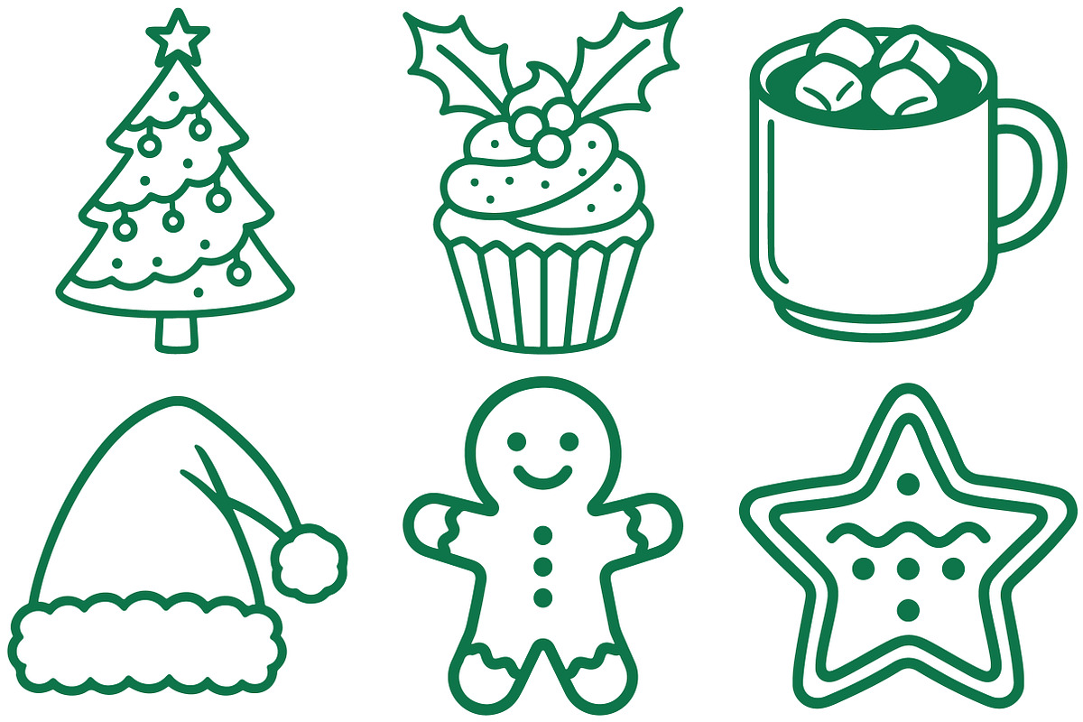 Hand Drawn Christmas PNG Clipart, an Illustration by Daily.Designs (Photo 2 of 8)