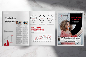 Female Entrepreneurs Brochure Layout