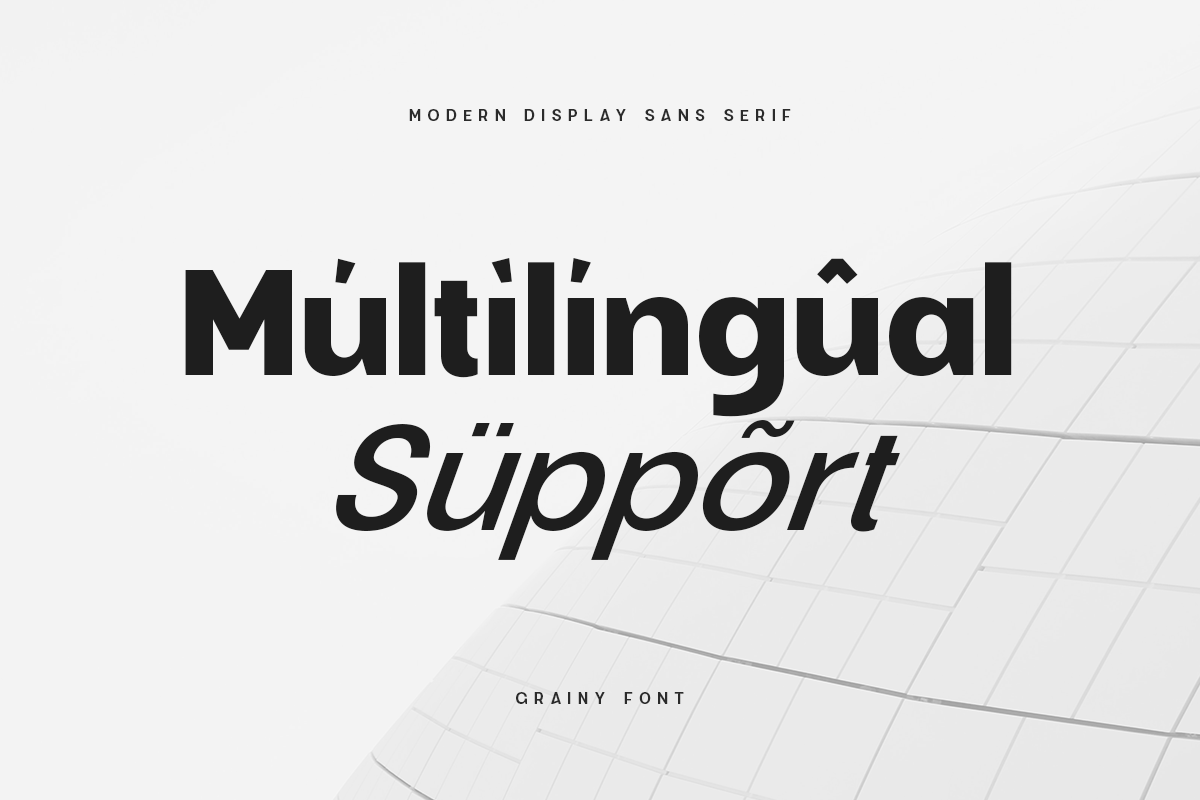 Grainy – Modern Display Sans Serif, a Sans Serif Font by Hamz Studio (Photo 24 of 24)
