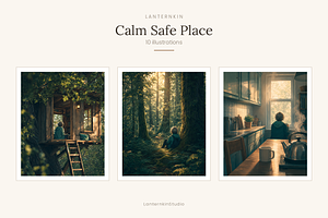Calm Safe Place, Set of 10