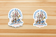 Retro Rabbit Band Playing Music, a Branding & Logo Template by Judsart (Thumbnail 3 of 3)