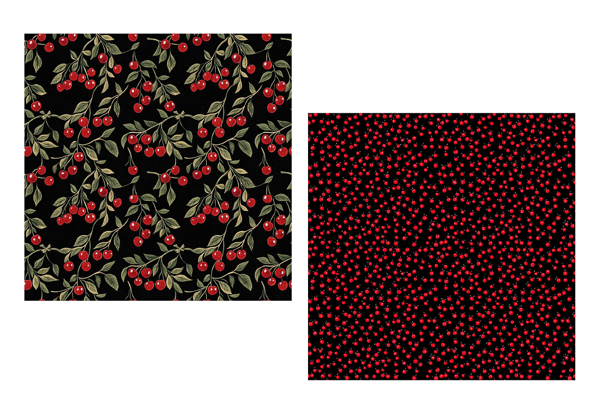 Cherries Digital Paper, a Texture Illustration by Designworld (Photo 4 of 5)