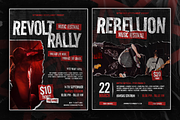 Rebellion - Music Flyer Templates, a Flyer Template by Inviline.co (Thumbnail 5 of 7)