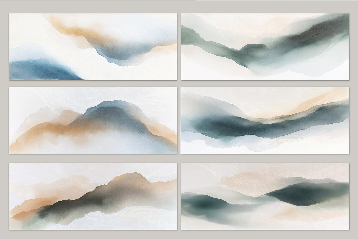 Abstract landscape wallpaper, a Decorative Illustration by fei long (Photo 9 of 10)