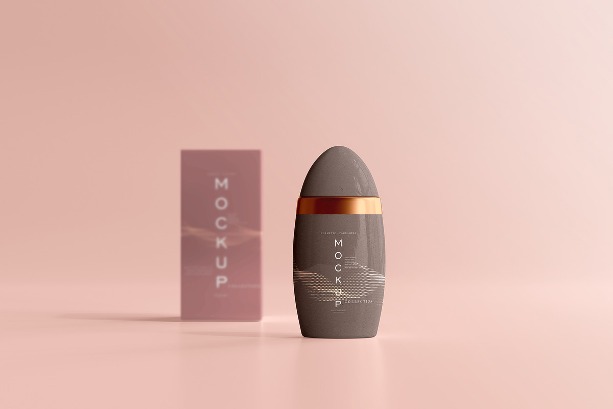 390+ Cosmetic Branding Mockup Scenes, a Cups & Container Mockup by pmvch (Photo 196 of 367)