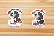 retro grumpy bulldog worker mascot, a Branding & Logo Template by Judsart (Thumbnail 3 of 3)