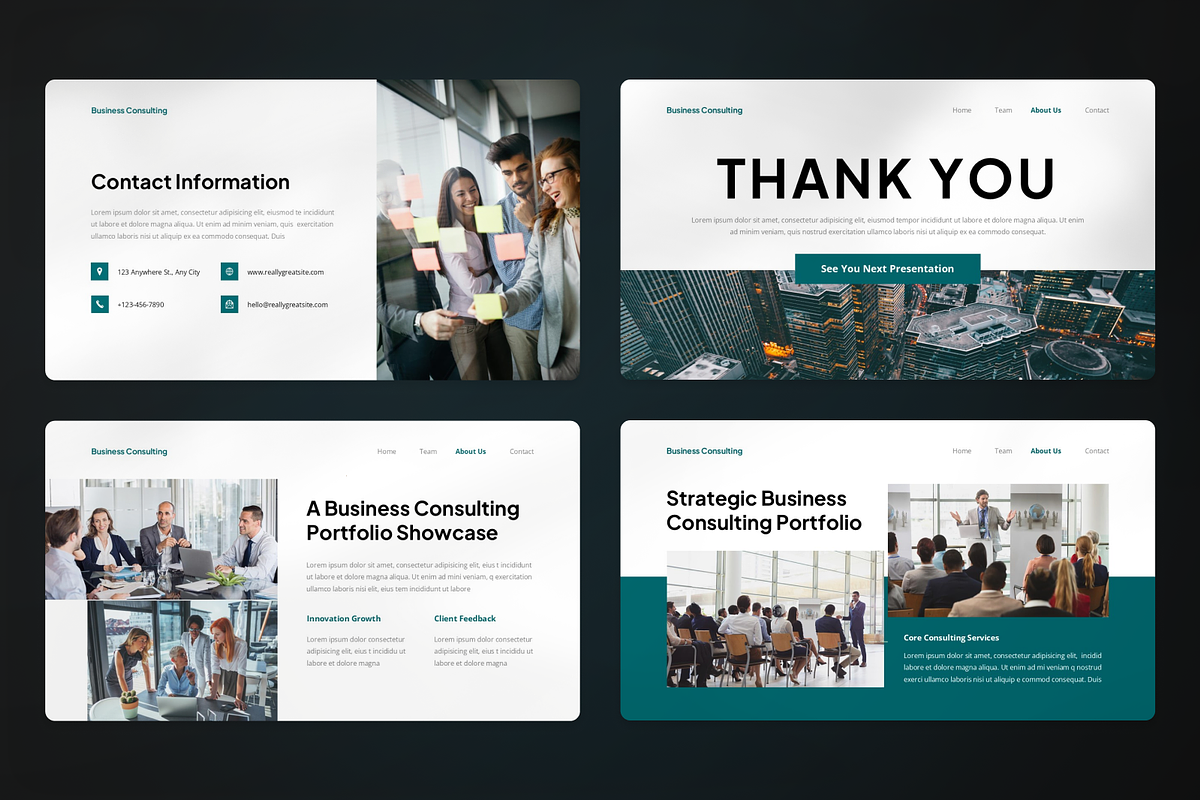 Business Consulting Keynote, a Presentation Template by SquidPixey (Photo 4 of 7)