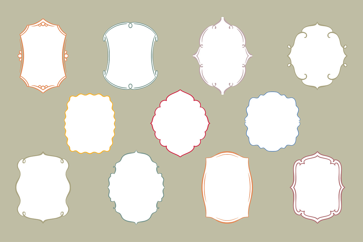 Whimsy Patterns & Frames, a Background Graphic by Molly art (Photo 15 of 16)