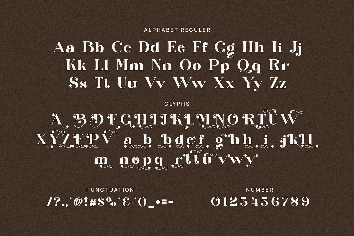 Dargin Elegant Ligature Serif Font, a Serif Font by Perfectype (Photo 8 of 8)