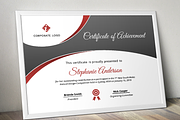 Curve Bar Modern Certificate (pptx), a Stationery Template by Inkpower (Thumbnail 3 of 6)