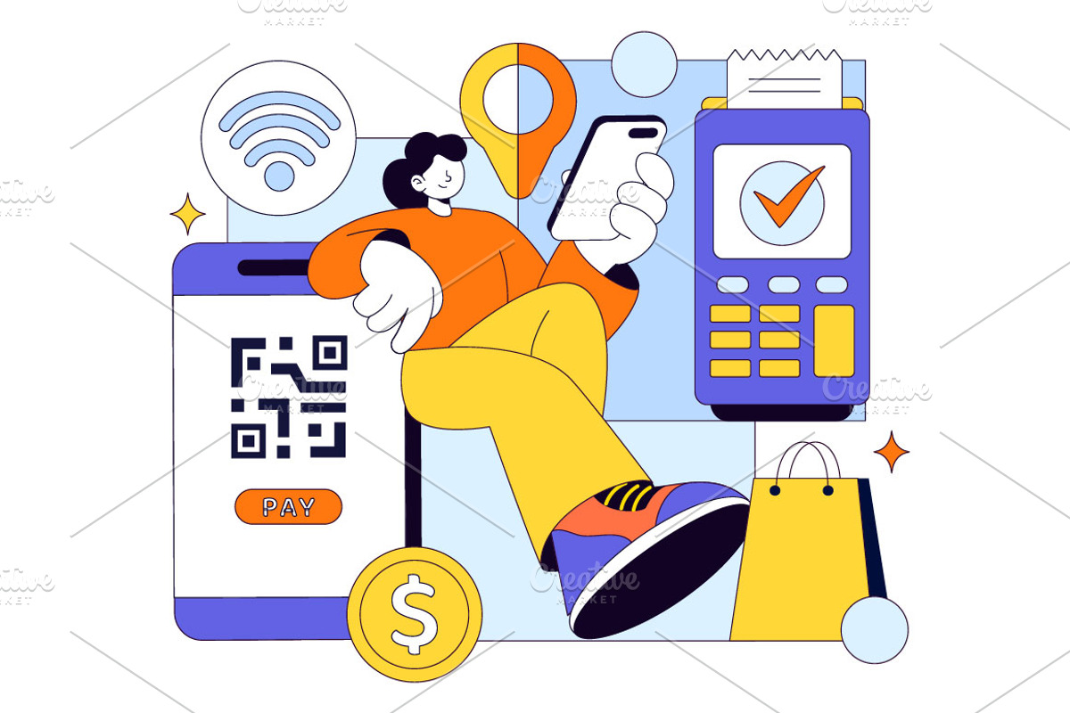 10 Merchant Services Illustration, a Finance Illustration by denayunebgt (Photo 4 of 4)