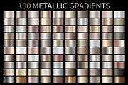 Metallic Bronze Gradients AI GRD ESP, a Gradient Add-On by Juksy (Thumbnail 1 of 2)