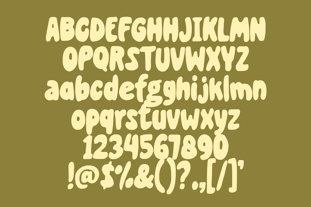 Avocado Croissant - Playful Font, a Handwritten Font by Viswell (Photo 9 of 9)