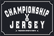 Championship Jersey – Slab Serif, a Slab Serif Font by KiddoGlyphs Studio (Thumbnail 1 of 6)
