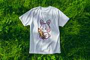 Josie Bubbly Bunny Back to School, an Animal Illustration by Blumensdiary (Thumbnail 7 of 8)