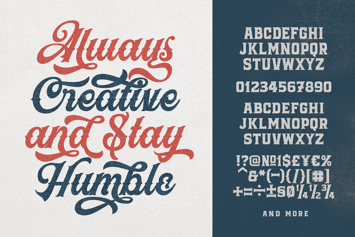 Black Jack Font Combination preview 5