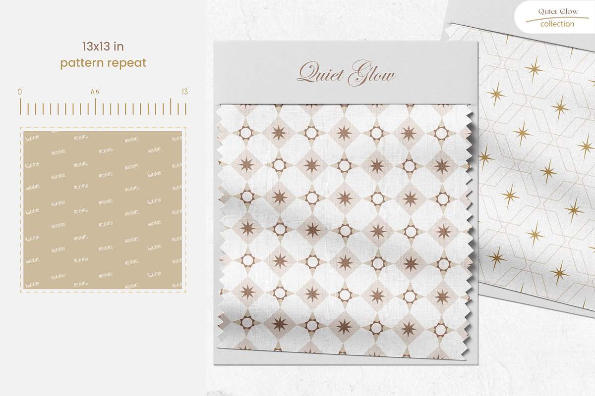 Quiet Glow - Seamless Patterns, a Pattern Graphic by InaCorart (Photo 9 of 10)