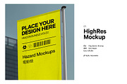 Double Banner Flag Mockup, an Advertising Mockup by HAZARD MOCKUPS (Thumbnail 3 of 9)