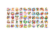 Flat Style Olympic Illustrations, an Icon by Vector Portal (Thumbnail 2 of 2)