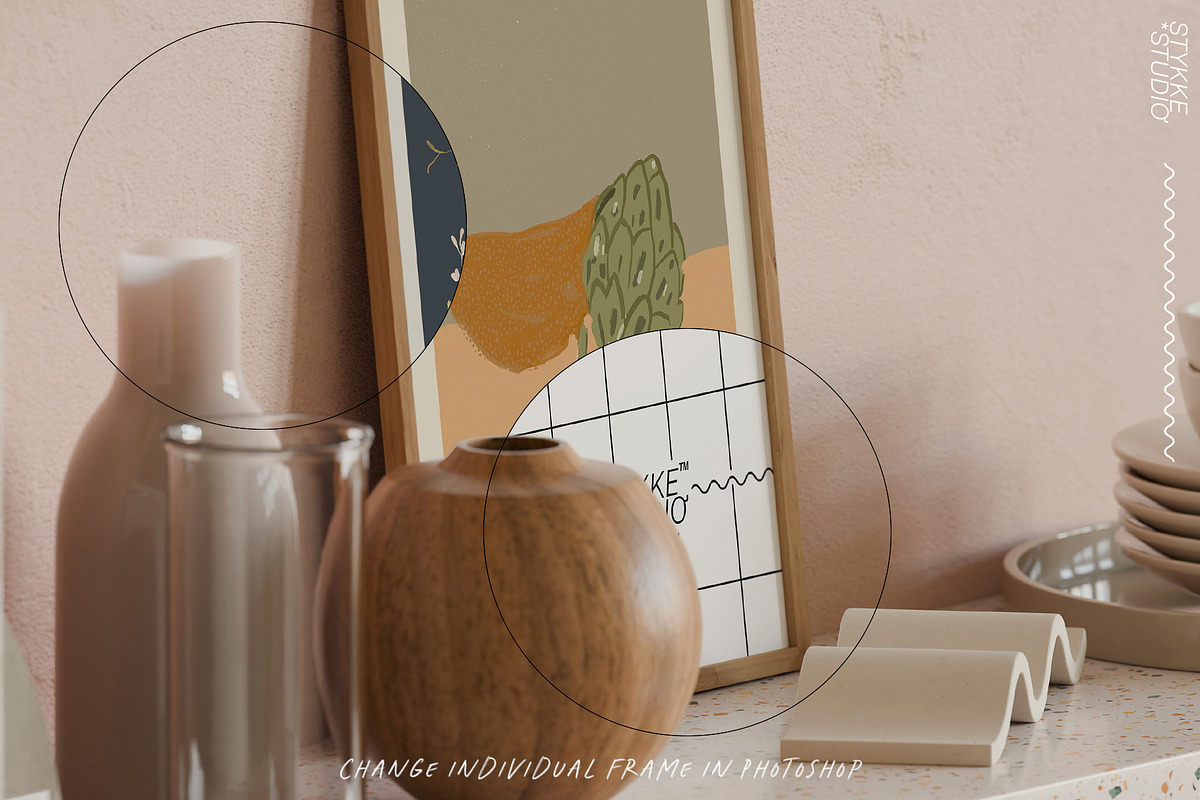 THE BLUSH KITCHEN | Frame Mockup, a Household Mockup by Stykke Studio (Photo 7 of 8)