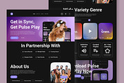 Pulse Play - Music Streaming Landing, a Landing Page Template by twinstd (Thumbnail 5 of 5)