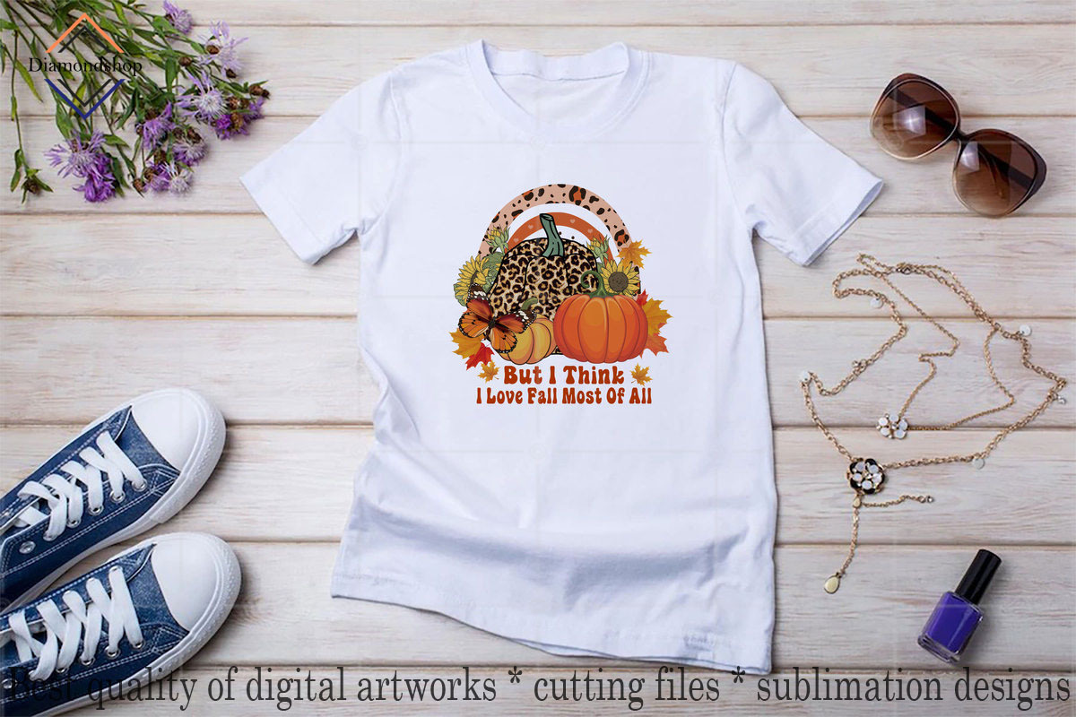 I Think I Love Fall Most Of All Png, a Decorative Illustration by DiamondShop (Photo 6 of 7)
