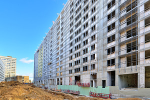 Building under construction stock photo containing construction and