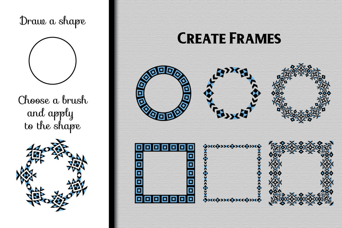 Tribal Pattern Brushes, a Brush Add-On by Elinorka (Photo 3 of 5)