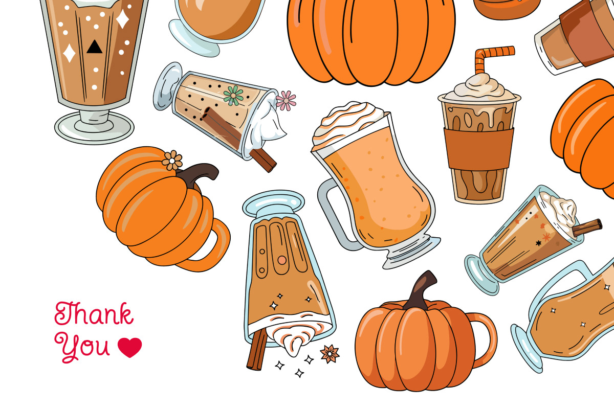 Autumn Drinks Clipart – 40 Cozy PNG, a Seasonal Illustration by Whimsy Brush Studio (Photo 9 of 9)