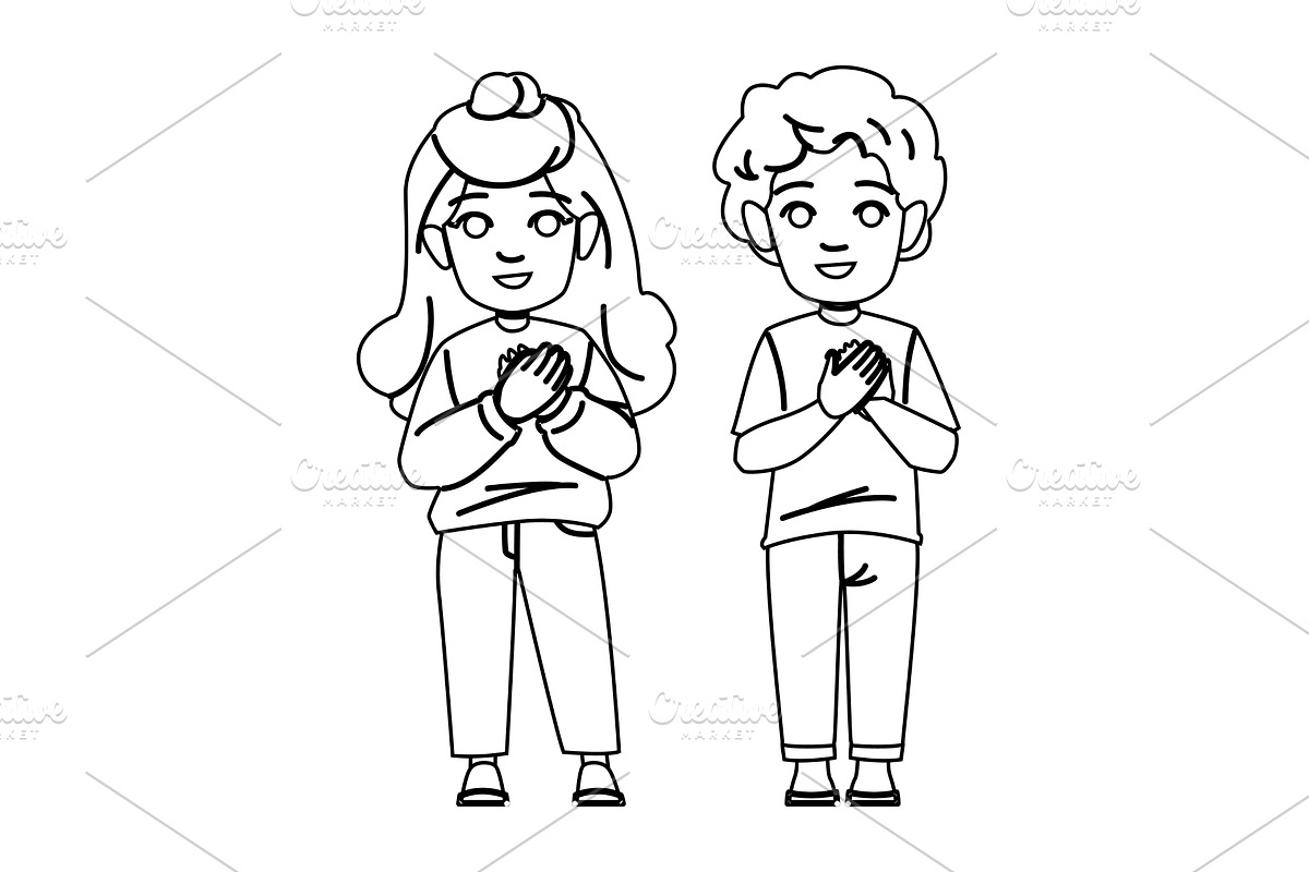 child kid honesty vector, a Person Illustration by pikepicture