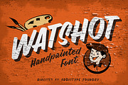 Watshot & Bonus Vector, a Script Font by addictype (Thumbnail 1 of 5)