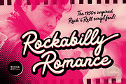 Rockabilly Romance - 50s Script Font, a Script Font by Wingsart Studio (Thumbnail 1 of 15)