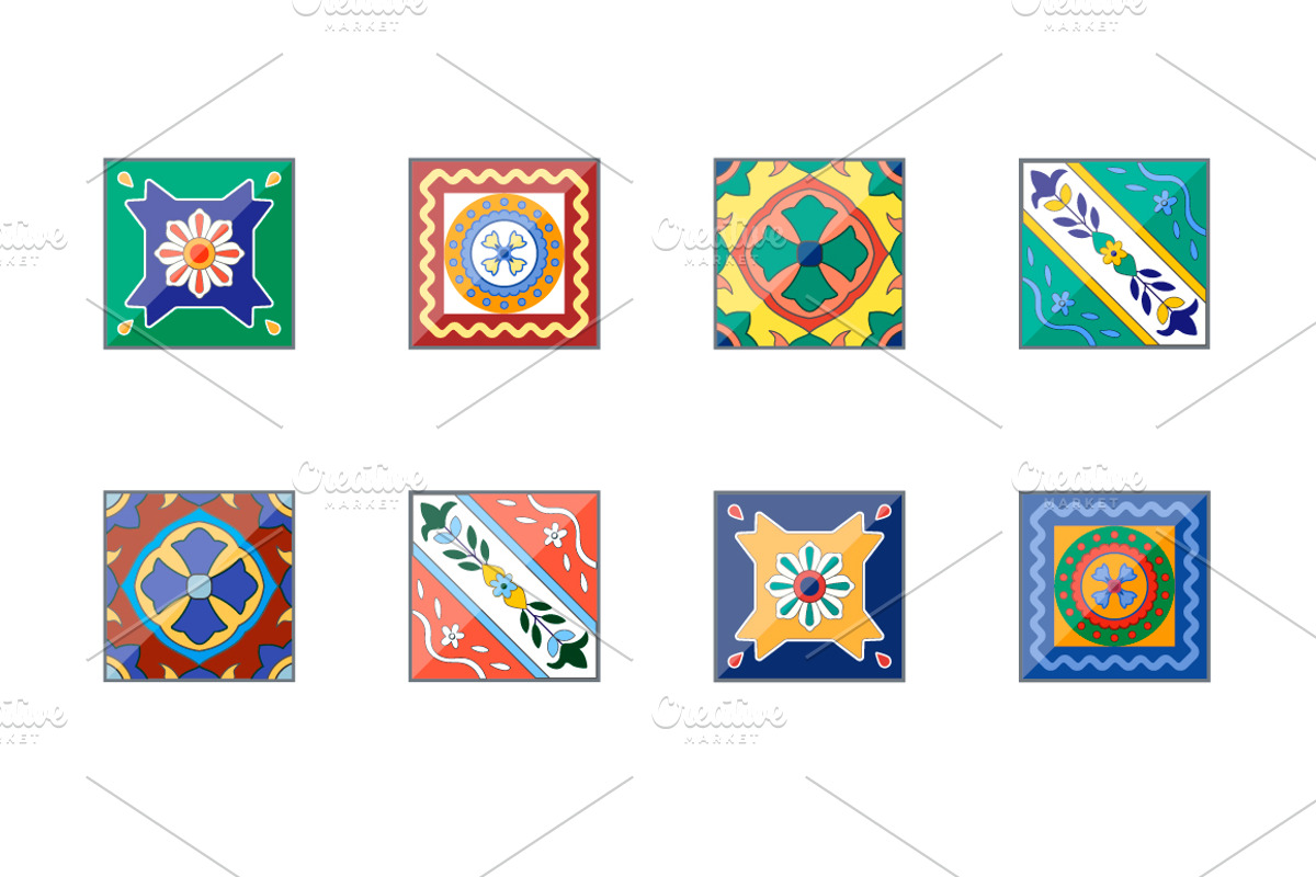Azulejo Pattern VECTOR. Moroccan, a Pattern Graphic by Natalka Dmitrova art (Photo 19 of 29)